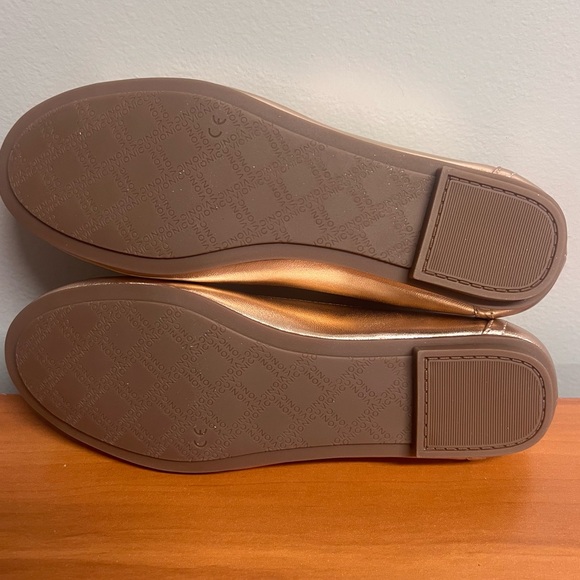 Vionic Spark Caroll Metallic Rose Gold Leather Ballet Flats Size 6.5 - Picture 9 of 13